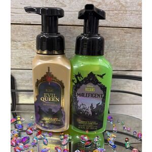 Bath & Body Works Disney Villains Evil Queen & Maleficent Foaming Hand Soap NEW